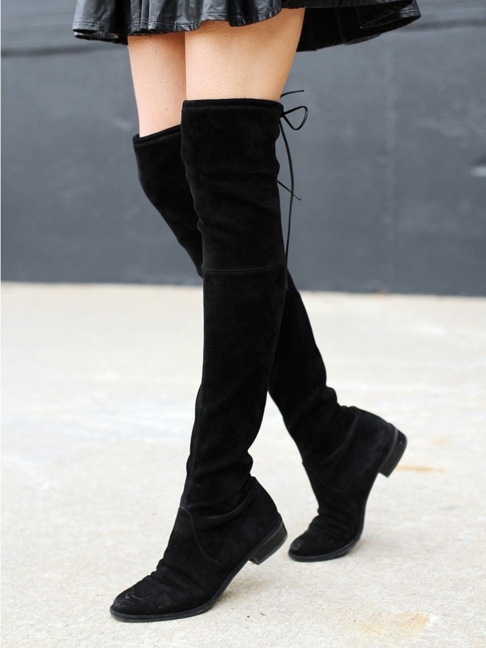 EUC Stuart Weitzman Lowland Over the Knee Suede Boots Size 6 With Box!